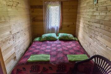 Фото номера Двухместный номер с 1 кроватью и общим туалетом Дома для отпуска Atpūtas komplekss Kalves г. Mordanga 6